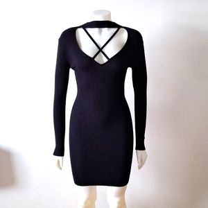 Dynamite Sexy Fitted Long Sleeve Dress